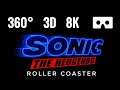 3D VR 360 8K Video Sonic The Hedgehog Movie Roller Coaster 360° video