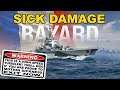 BAYARD 3.7k Base XP 256k damage - 8 kill div, 2vs5  || World of Warships
