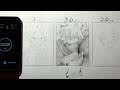 Drawing Speed Challenger - Natsu Dragneel 20sec 3min 20min | 20秒3分20分 ( Fairy tail )