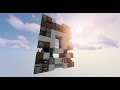 Quick 3x2 Glass Door: Synchronized! | Minecraft 1.14.4+
