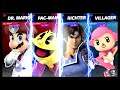 Super Smash Bros Ultimate Amiibo Fights – Request #20885 Dr Mario & Pac Man vs Villager & Richter