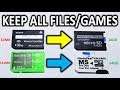 Upgrade Your PSP Memory Card & Keep All Files!