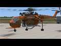aeronave Sikorsky CH-54 Tarhe flight simulator x