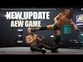 AEW VIDEO GAME NEW UPDATE JUNGLE BOY VS DARBY ALLIN NEW FOOTAGE
