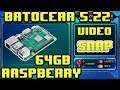 BATOCERA 5.22 RASPBERRY PI3B+ PLUS 64GB SNAP VIDEO ROMS THEME RETROPIE