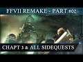 Let's Play Final Fantasy 7 Remake - Chapter 3 with all the side quests & DARTS FAILURE! PART 2