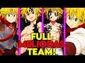 FINALLY POSSIBLE! THE FULL MELIODAS PVP TEAM IS UNLEASHED! | Seven Deadly Sins: Grand Cross