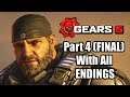Gears 5 (2019) XBOX ONE Gameplay Walkthrough Part 4 (FINAL) | Act 4 with All ENDINGS (No Commentary)