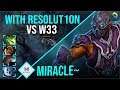 Miracle - Anti-Mage | with Resolut1on | vs w33 | Dota 2 Pro Players Gameplay | Spotnet Dota 2