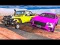 CARS vs OBSTACLE COURSES #1 - BeamNG Drive | CRASHdriven