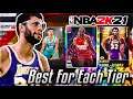 I USED THE BEST PLAYER AT EVERY TIER IN NBA 2K21 MyTEAM!!