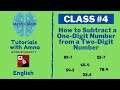 Mental Math - Class #4 | How to Subtract a One Digit Number from a Two-Digit Number (English)