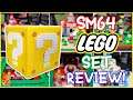 Super Mario 64 Question Block Nintendo Lego Set Build & Review! | RetroWolf88