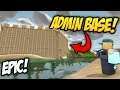 TOP SECRET ADMIN BASE BUILD - Unturned Building | Admins Vs. Players!