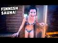 We Tried the FINNISH SAUNA (rolling in the snow)