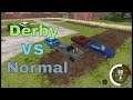 Derby car VS Normal cars and a truck! Let's see who wins?!