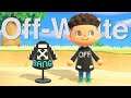 How to Make CUSTOM Off-White Clothes in Animal Crossing New Horizons