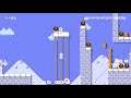 Mario Maker 2 Custom Level: Snowy Platformer #1 (Kytoge)