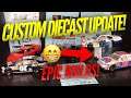 MORE EPIC CUSTOM NASCAR 1/64 DIECAST!! UNBOXING BRAND NEW DECALS, AND BUILD PROGRESS UPDATE!!