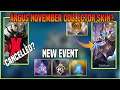 New Changes? Argus "Cataclysm" November 2021 Collector Skin? | Cancelled Lesly? 4 New Events | MLBB
