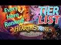 Ranking ALL 24 Heroes in Hearthstone Battlegrounds! | Tier List