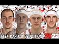 Alex Caruso Ratings and Face Evolution (NBA 2K18 - NBA 2K22)