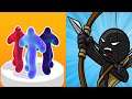 Blob Runner 3D VS Stick War Legacy NEW MAX LEVEL Android iOS Mobile Gameplay