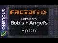 Factorio Let's Learn Bob's + Angel's Ep 107: Biter breeding part 2 - raw crystal splinters!
