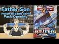Father/son Pokemon Sword & Shield Battle Styles Pack Opening #Shorts