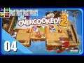 Overcooked 2 Multiplayer EP4- Stuck Floating In The Air! (Switch / 4 Player)