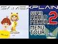 Super Mario Maker 2 Menu Tour - Online, Notifications, Settings, Yamamura, & More!