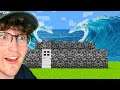 Testing Underwater Tsunami Hacks To See If They Work In Minecraft