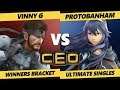 CEO 2019 SSBU - GoTE | Vinny G (Snake) Vs. ProtoBanham (Lucina) Smash Ultimate Tournament W Top 192
