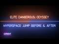 Elite Dangerous: Odyssey - Hyperspace Jump Before & After