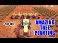 Farming Simulator 19: Crazy Forestry!! +5 Row Tree Planting with Crazy Vehicles!