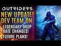 Outriders - New Updates! Dev Team on Legendary Drop Rates, Future Updates and More!