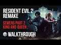 Resident Evil 2 Remake - Walkthrough Part 16 - Sewers Pt 2, King and Queen