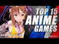 Top 15 Best Anime Games - October 2021 Selection