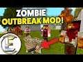 ZOMBIE OUTBREAK MOD! - Minecraft Crafting Dead (Dayz Mod) Minecraft Walking Dead Zombie Apocalypse!
