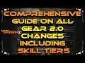 A Comprehensive Guide On All Changes In Gear 2.0 Including How Skill Tiers Will Work The Division 2