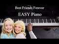 Best Friends Forever EASY Piano Tutorial - Jazzy Skye