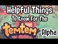 Helpful Things to Know for the Temtem Alpha (Some Outdated Information)
