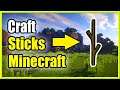 How to Make a Stick in Minecraft Survival Mode (PS4,PS5, Xbox, Switch, Mobile, PC)