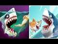 HUNGRY SHARK WORLD vs HUNGRY SHARK HEROES