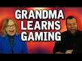 I Taught my Grandmother to Play Video Games with Mario Maker 2 || Video James