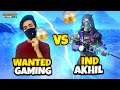 🔥 IND AKHIL vs @ig_wantedgaming | 1v1 TDM challenge in BGMI