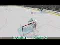 Playing NHL 21 Goalie Practice