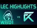 RGE vs XL Highlights LEC Spring 2020 W6D1 Rogue vs Excel Esports LEC Highlights 2020 by Onivia