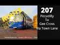 Route History - 207 -  Piccadilly to Gee Cross Via Town Ln & Haughton Green