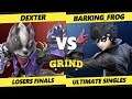 Smash Ultimate Tournament - Barking_Frog (Pichu, Joker) Vs. Dexter (Wolf) - The Grind 77 SSBU LF
